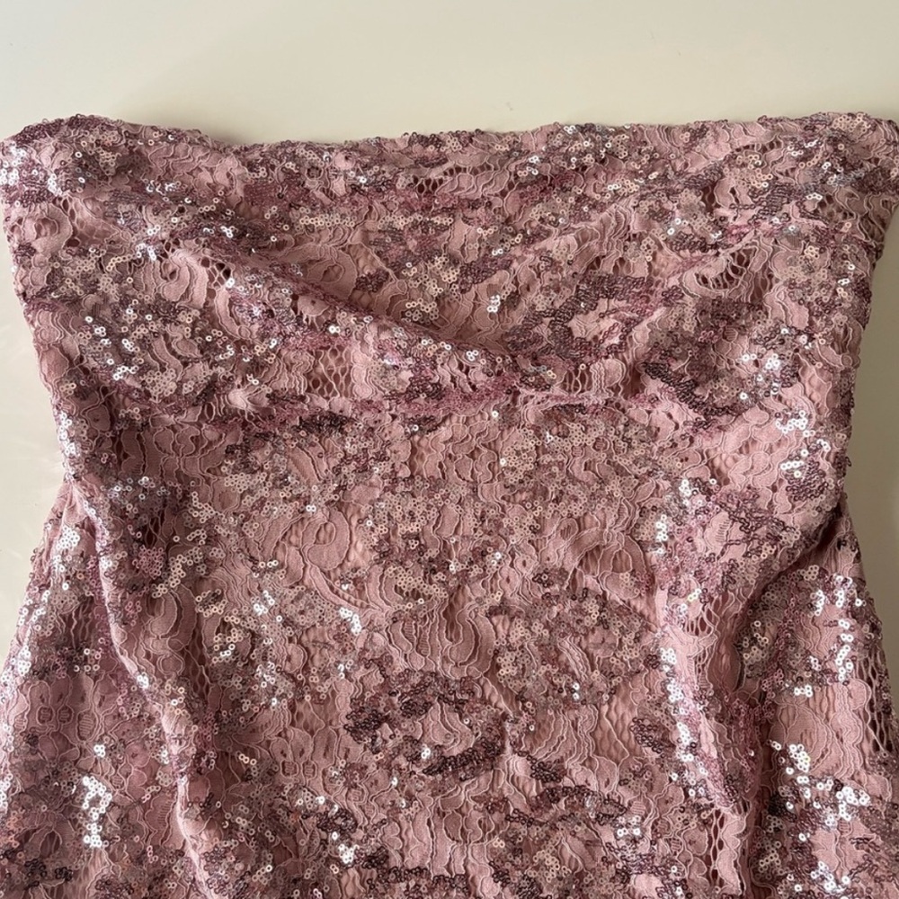 Free People Night Gaze Sequin Mini Dress Size XL - Picture 5 of 8
